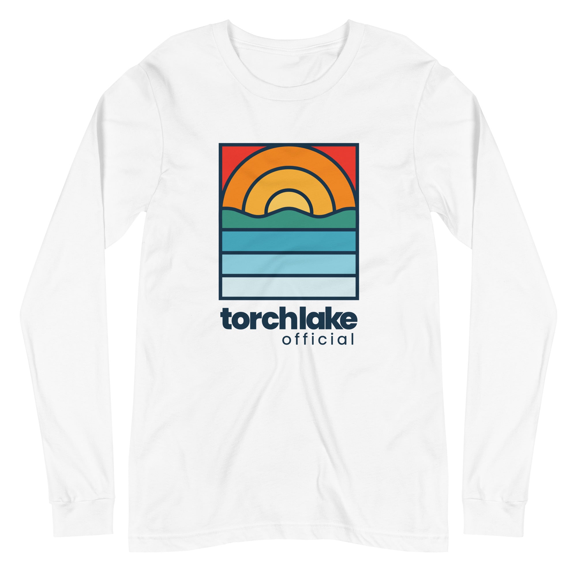 Sunset Unisex Long Sleeve Tee – Torch Lake Official